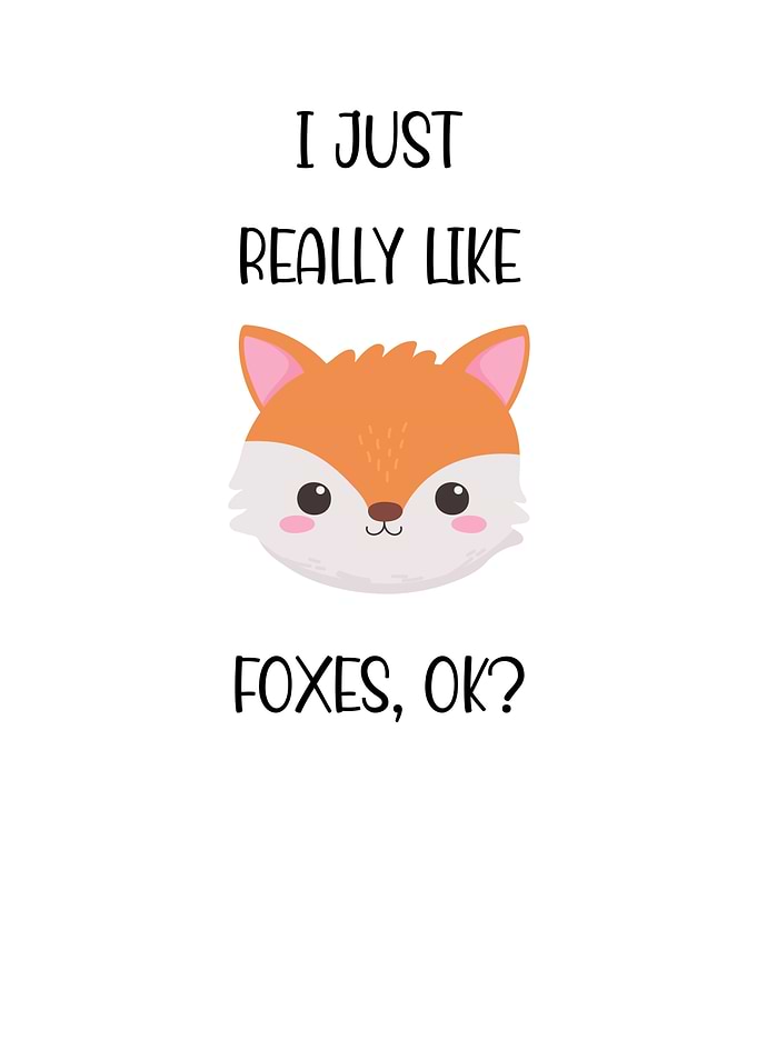 I Just Really Like Foxes