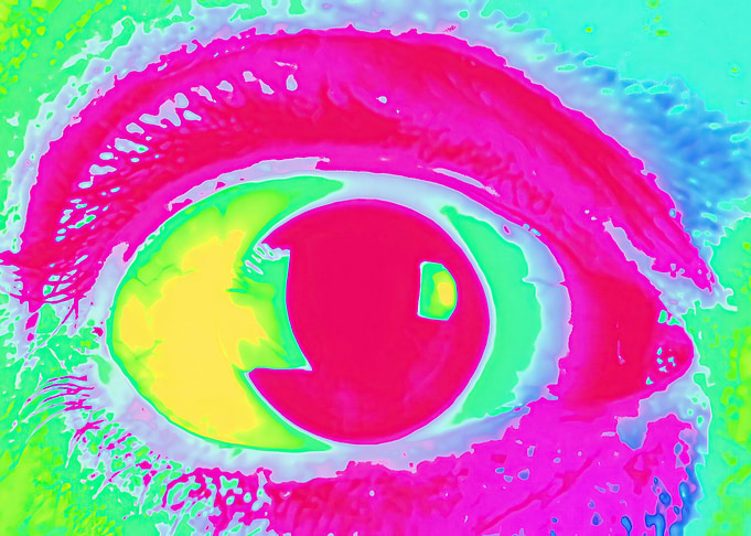Eye macro nervous move fal
