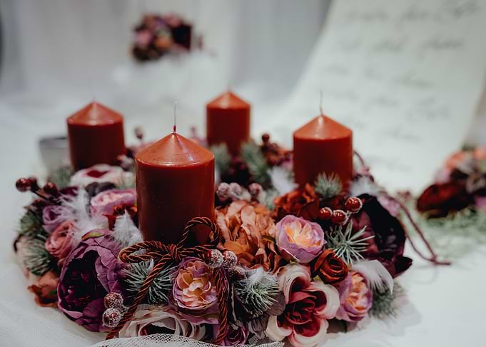 Candle centerpiece