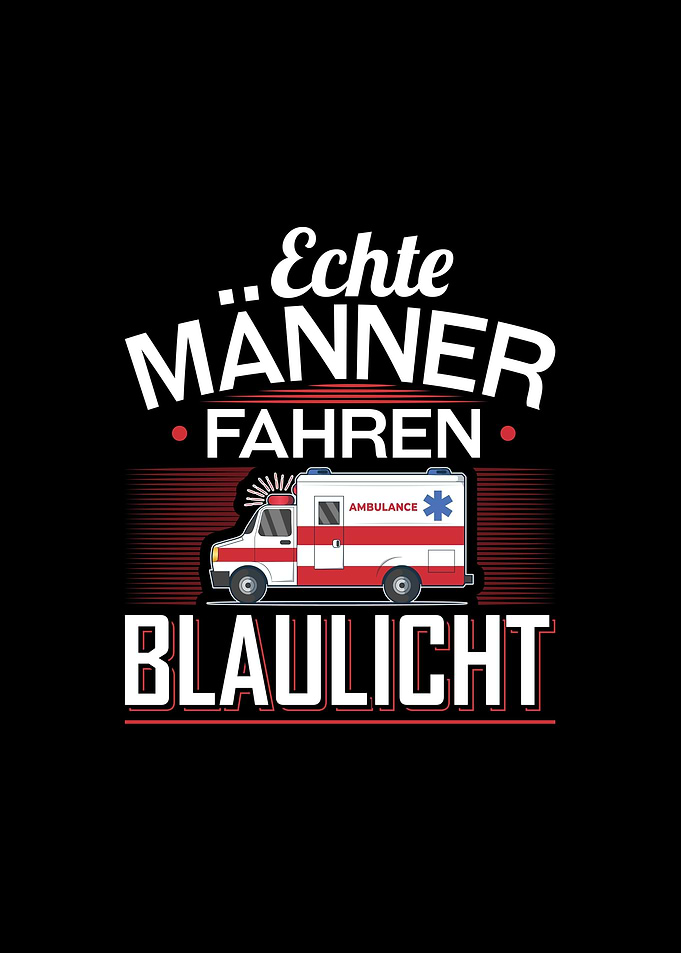 Sohn Papa Krankenwagen