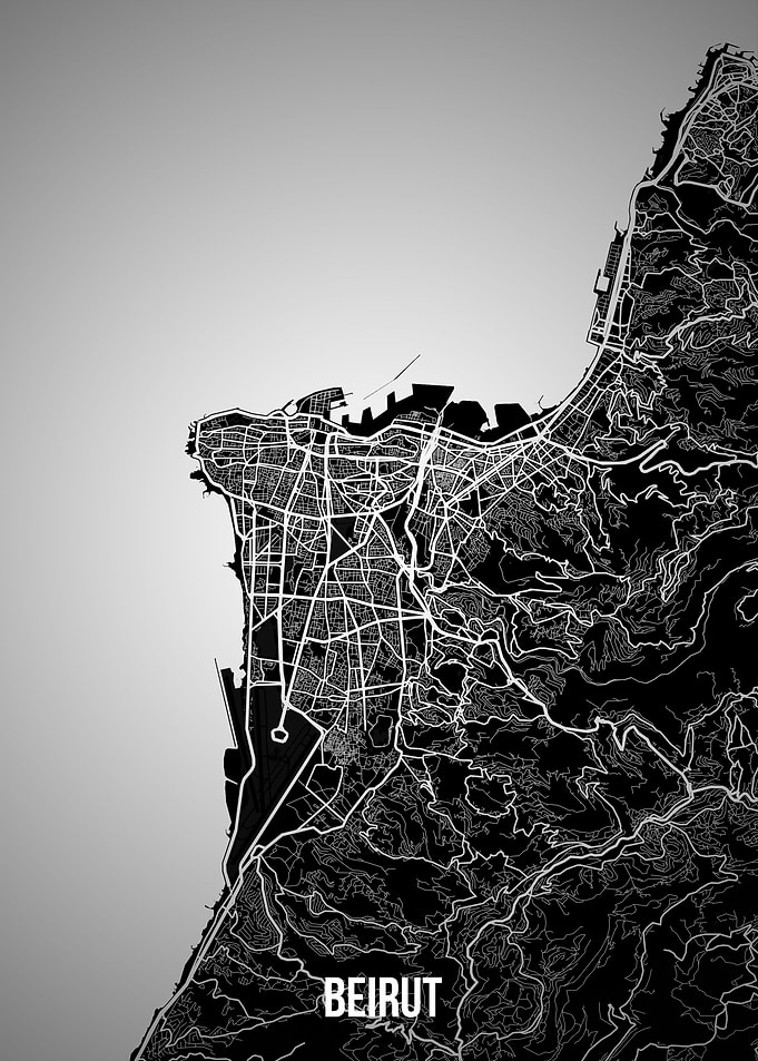 Beirut Dark Map