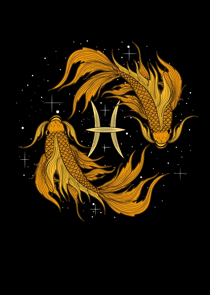 Zodiac Pisces Two Fish