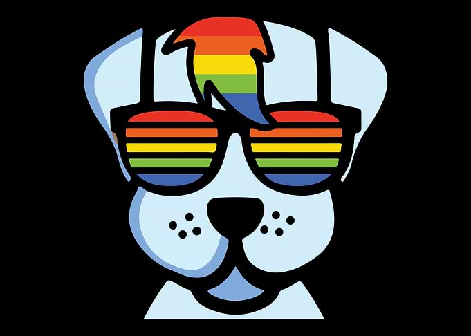 Gay Lesbian LGBT Dog
