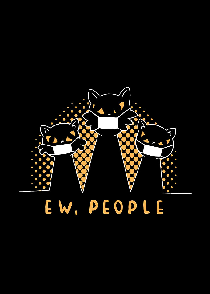 Ew People Funny Cats Mask