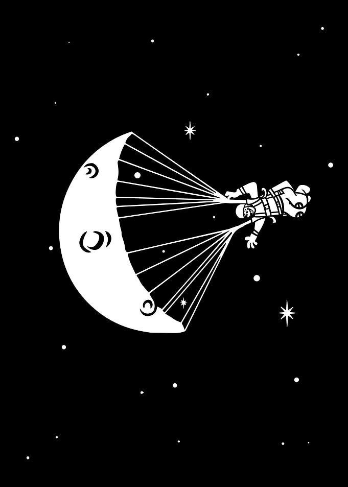 parapente lune
