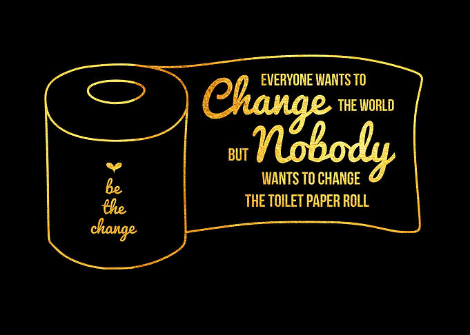 Golden Toilet Room