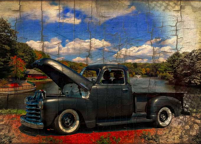 Classic Chevy Truck Worn