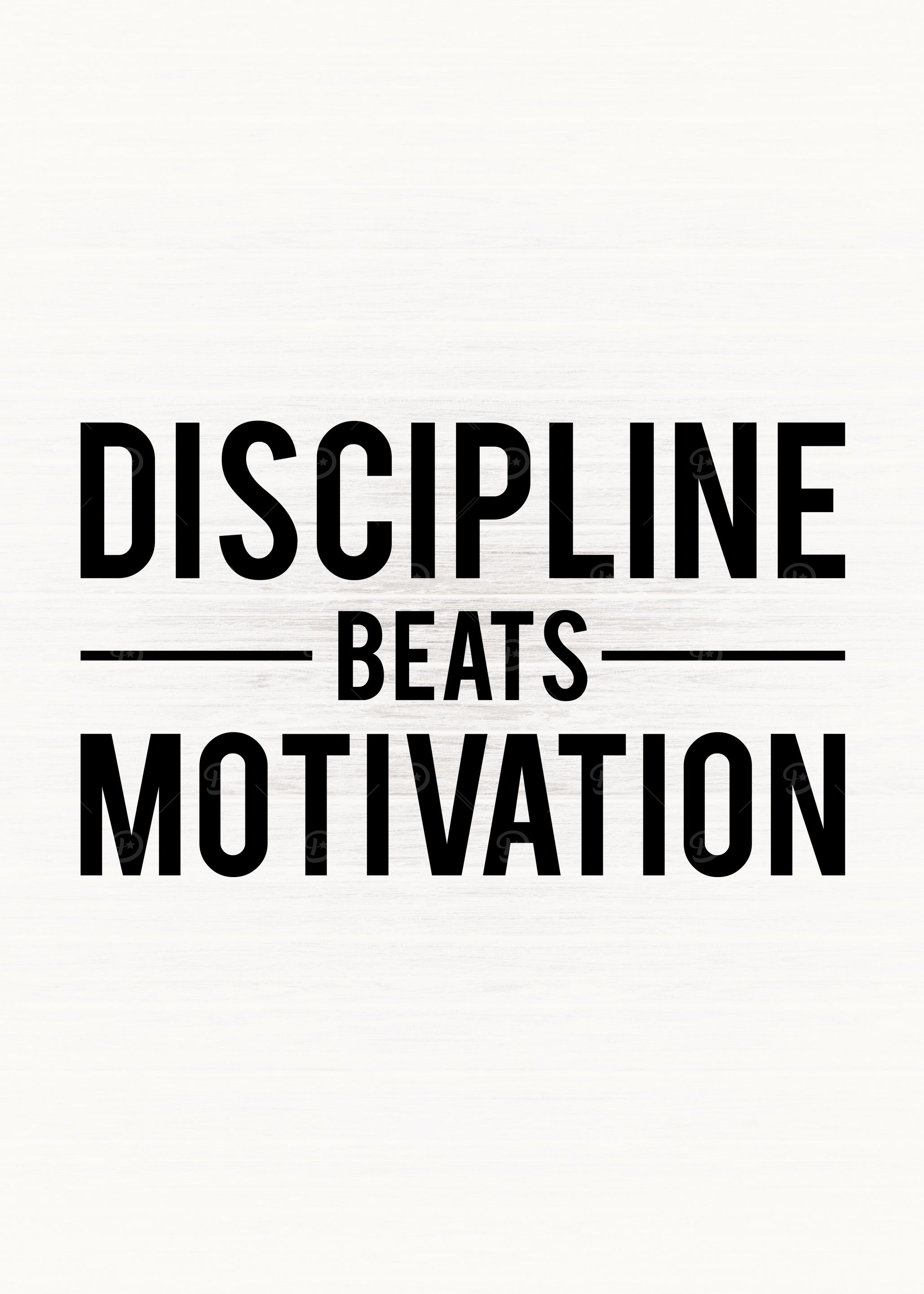 Discipline vs Motivation