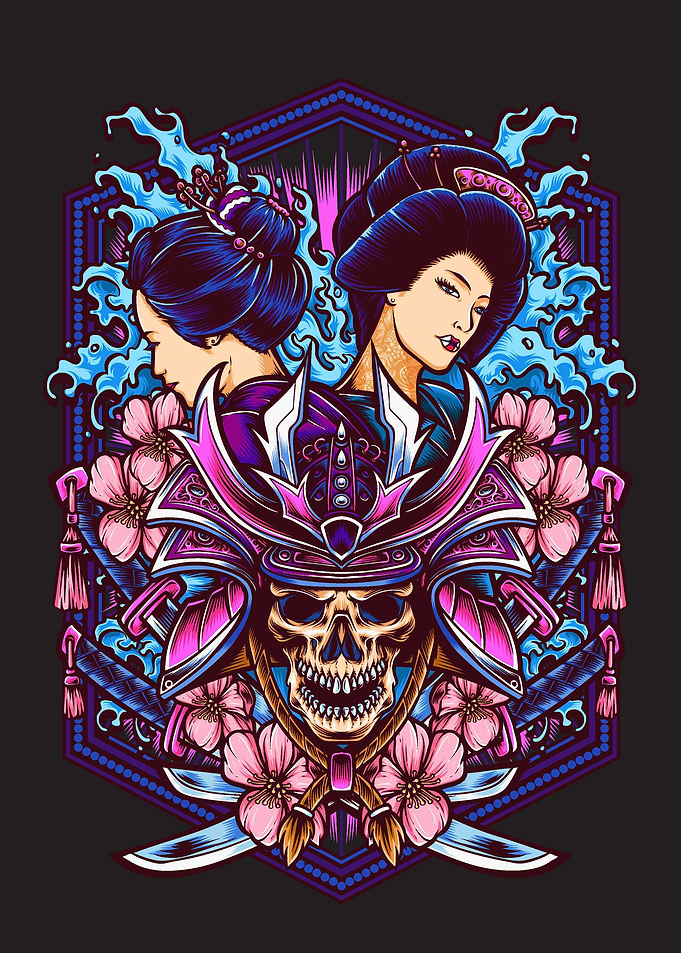 Oni Geisha Japan
