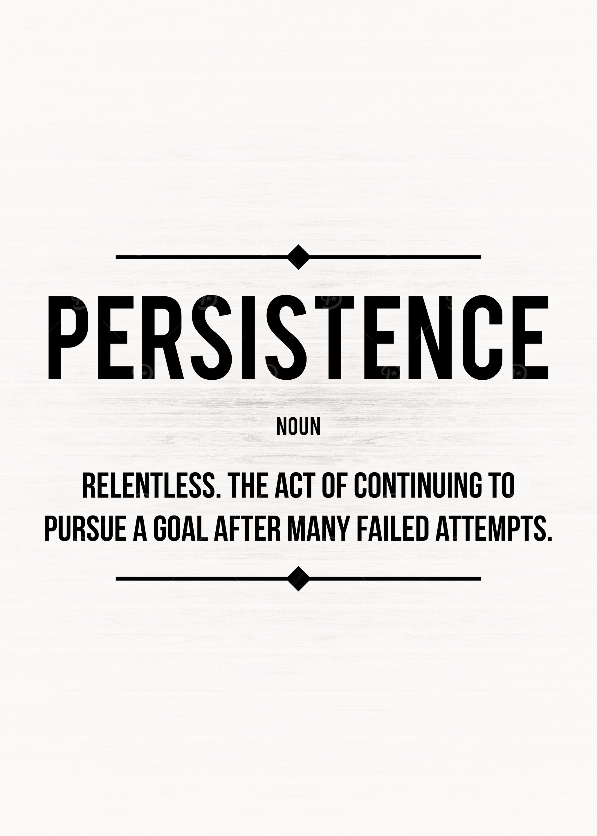 Persisetence