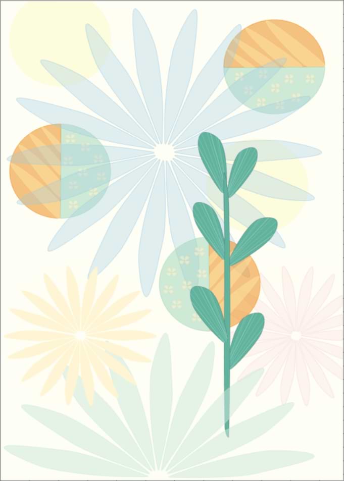 Blossoms and Circles