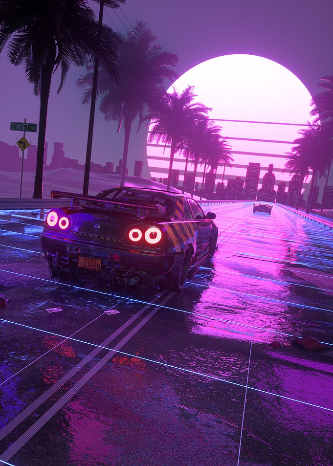 To the sunset