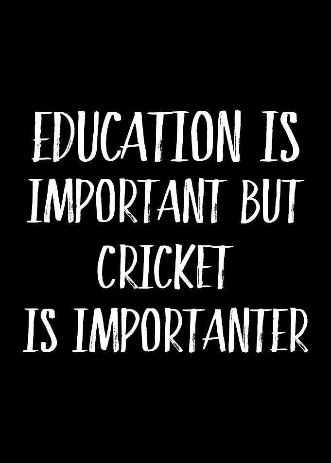 Cricket Is Importanter