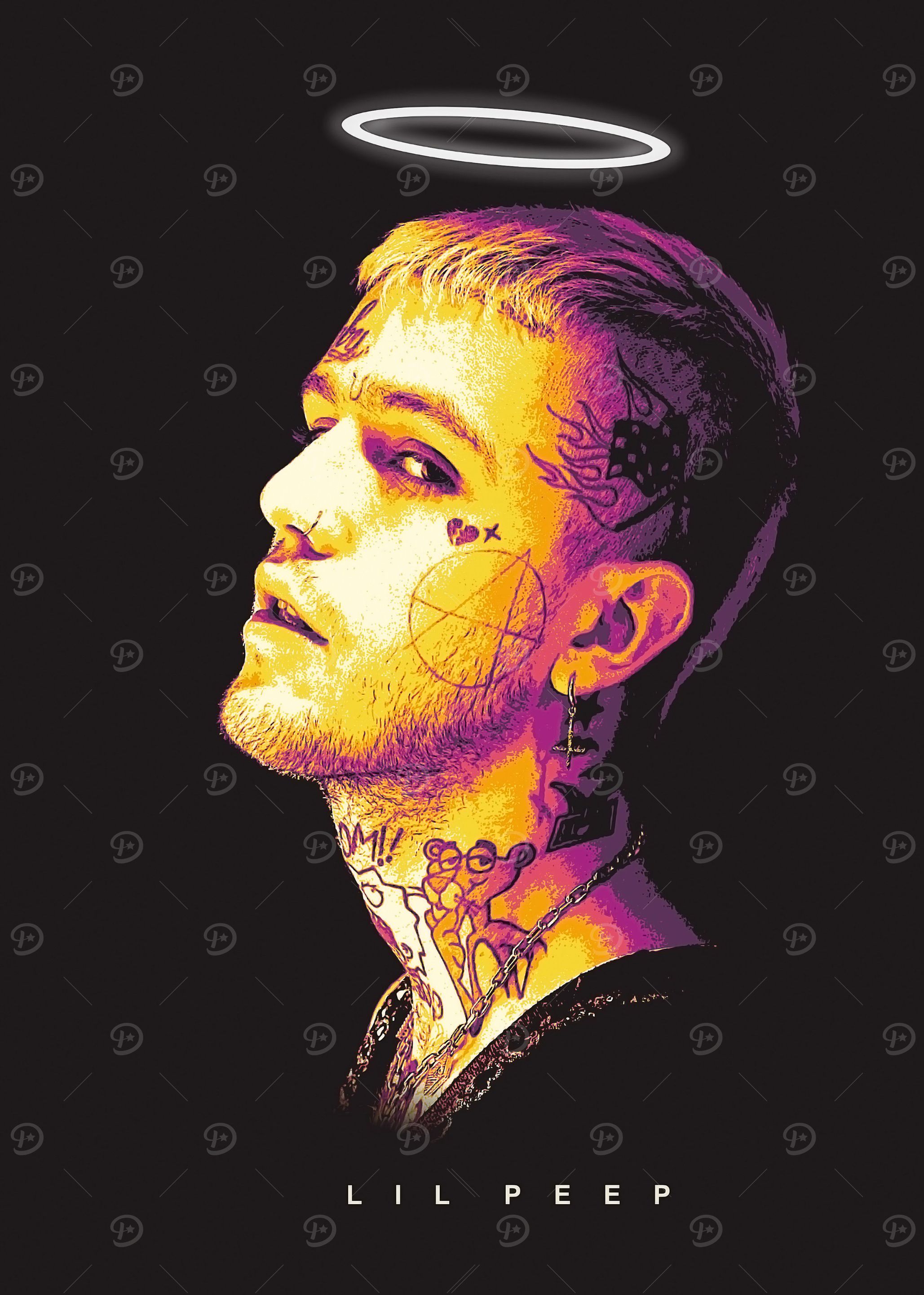 Lil Peep In PopArt IV