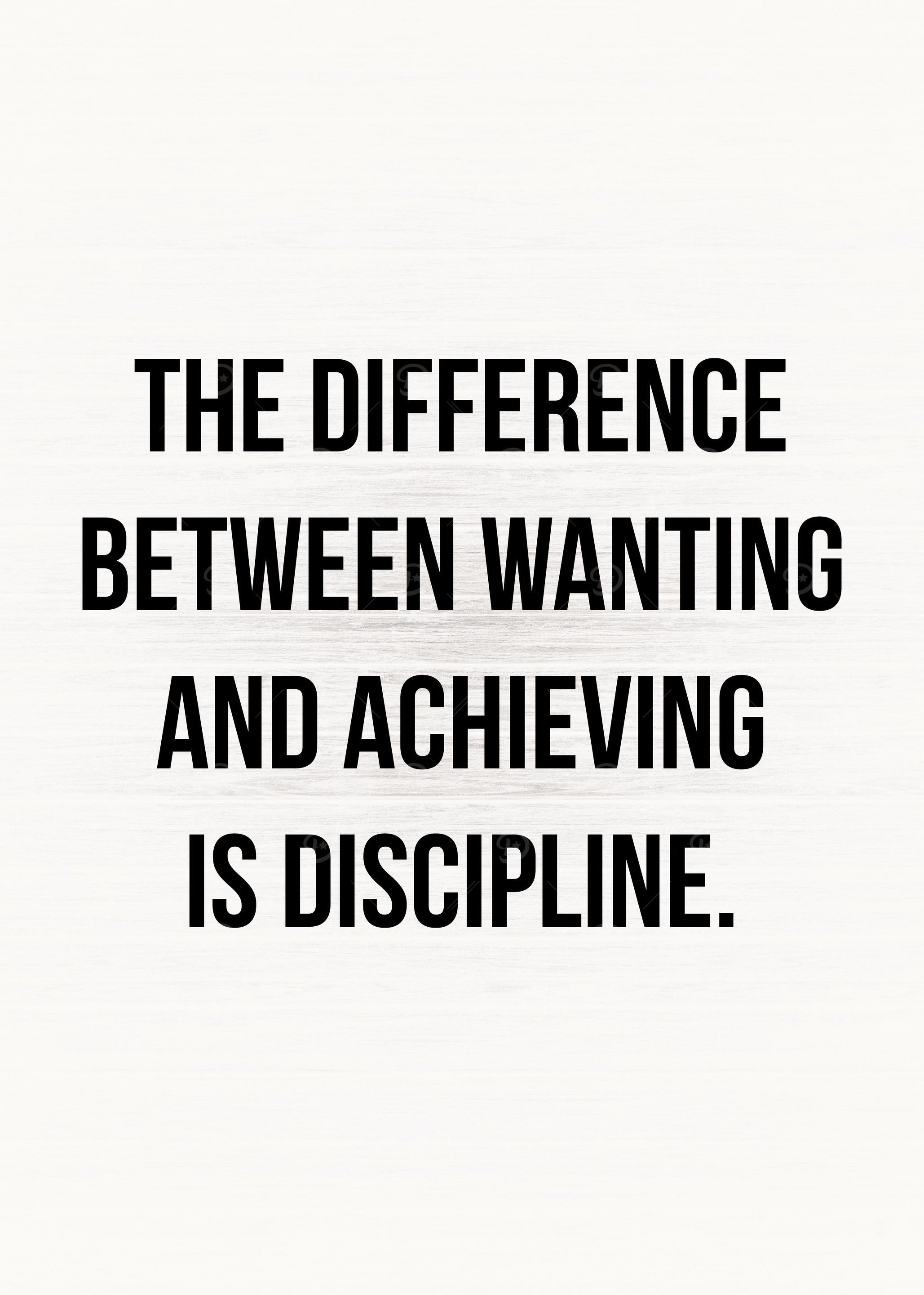 Discipline