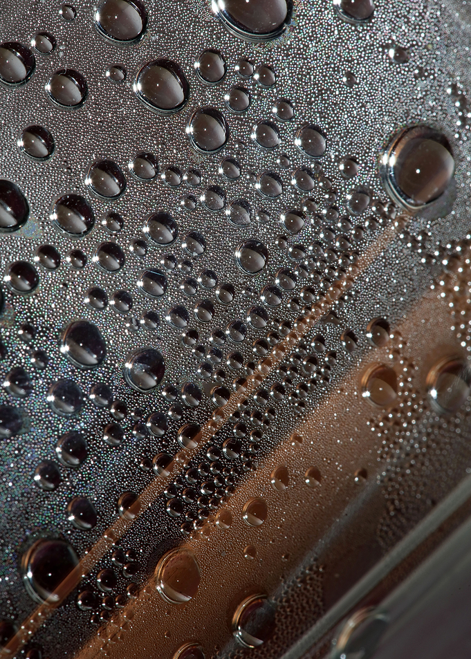 Droplets macro background