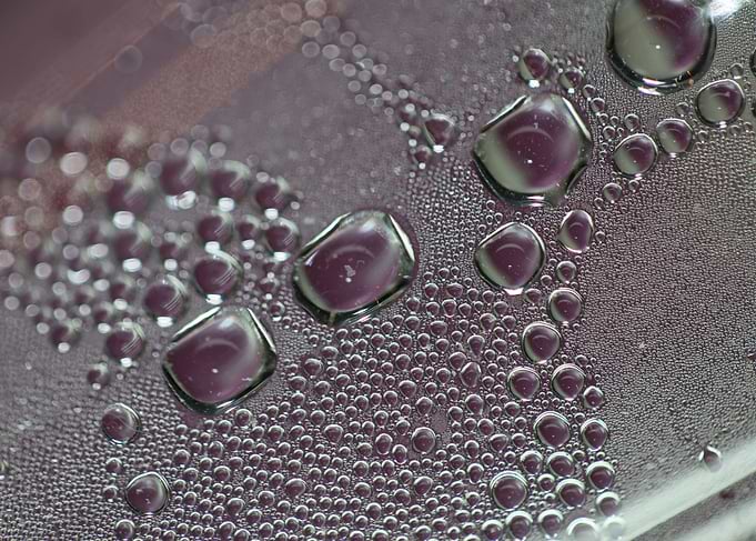 Droplets macro background