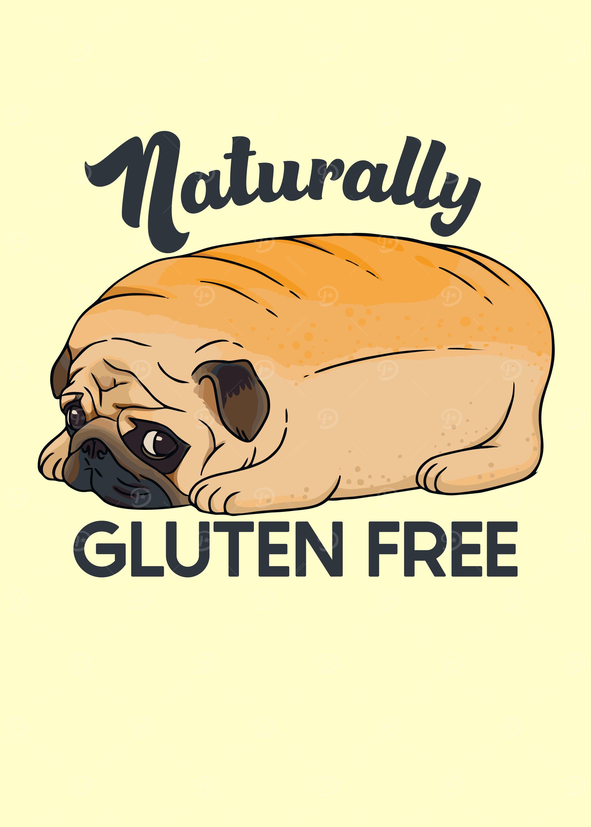 GLUTEN FREE CUTE PUG BREAD
