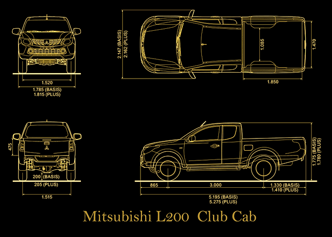 Mitsubishi L200 gold