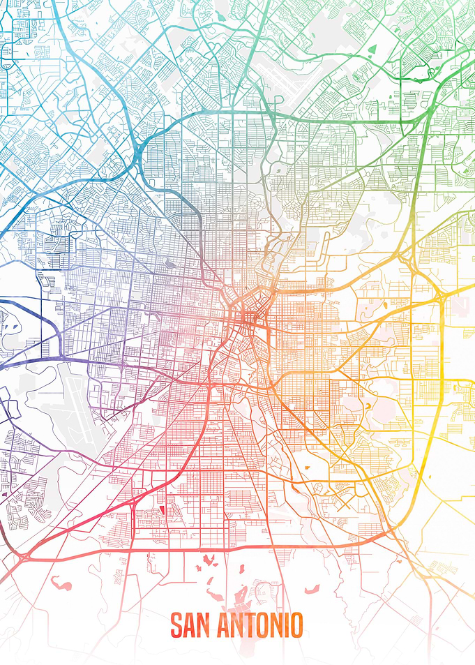 San Antonio Map