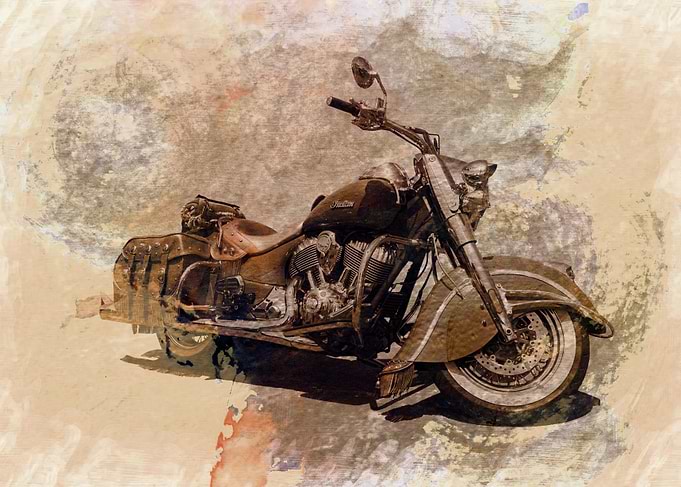 Vintage Indian Motorcycle