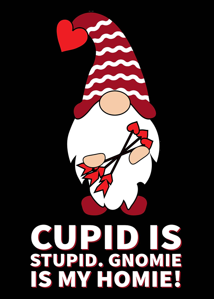 Cute Valentines Gnome