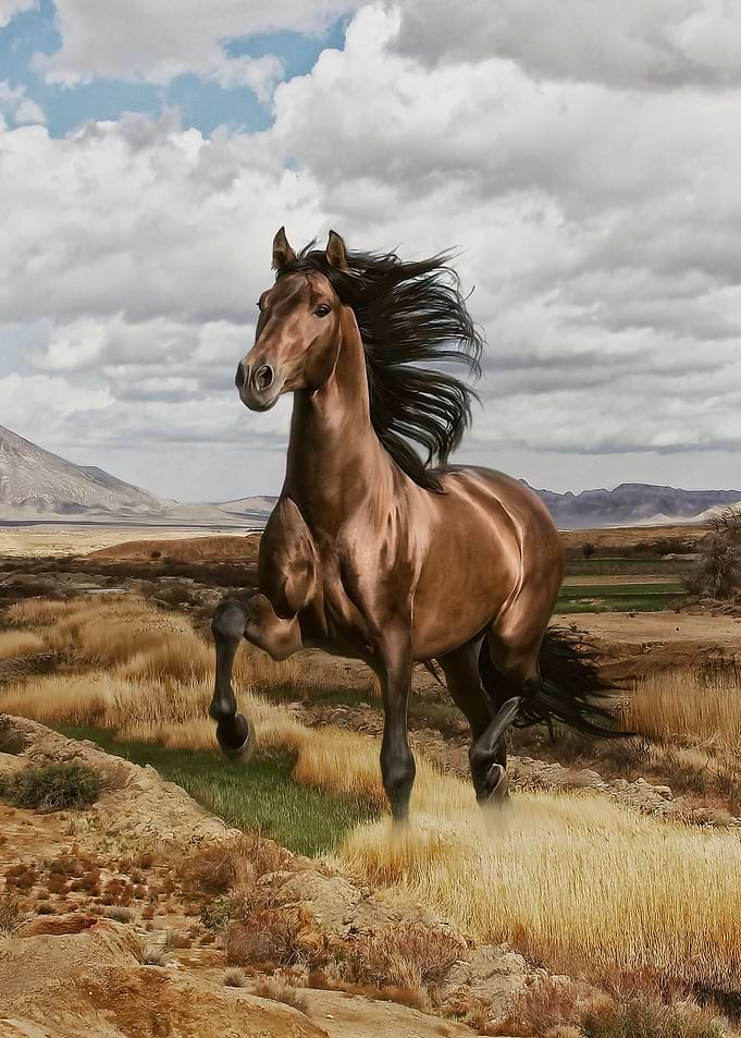 Horse in the field