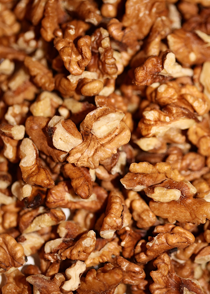 Nuts eat macro background
