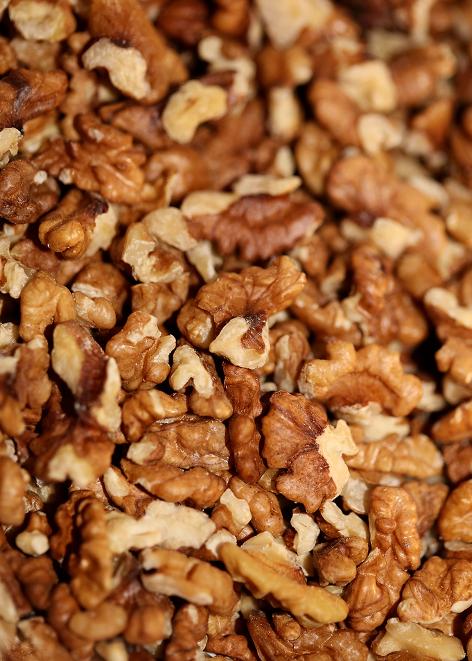 Nuts eat macro background