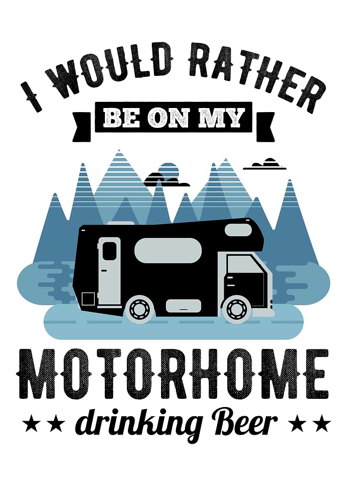 RV Motorhome Beer Lover