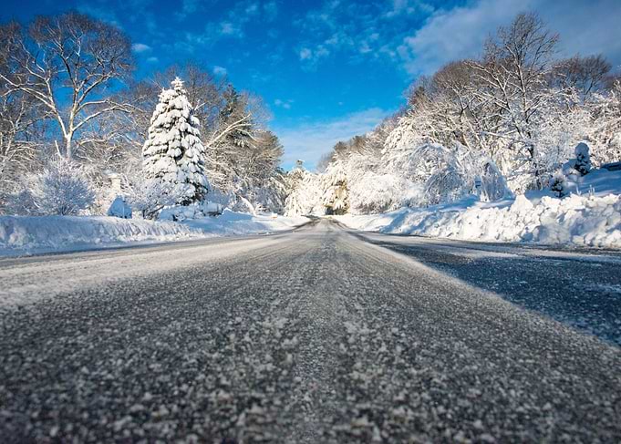 Snowy Road Trip