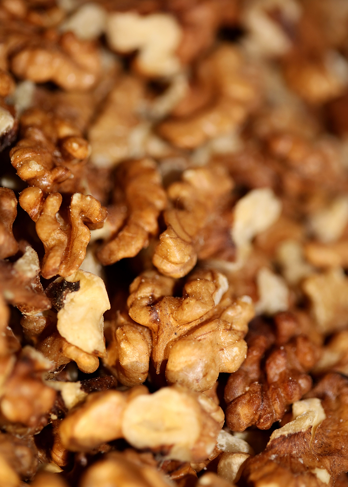 Nuts eat macro background