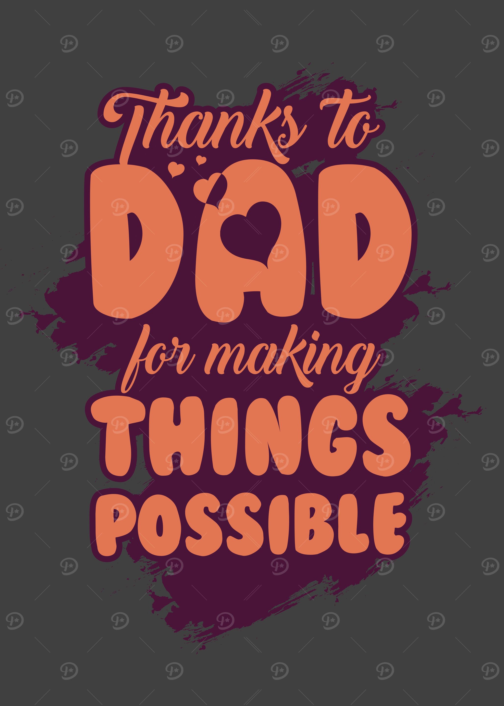 Thanks to Dad