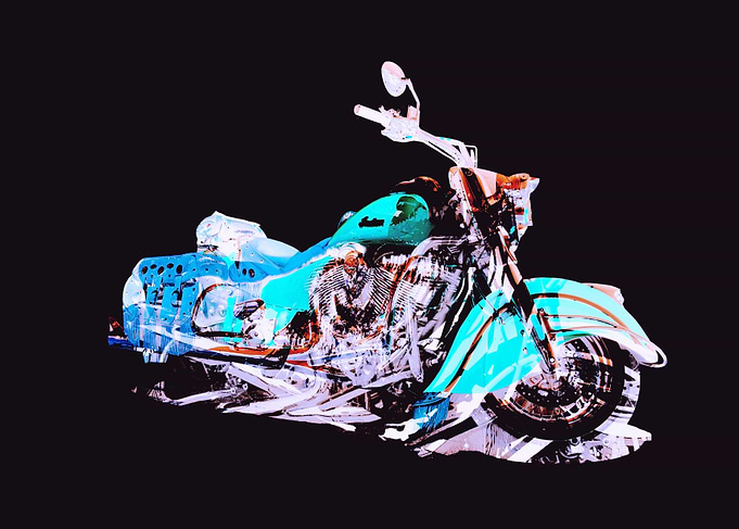 Indian Motorcycle Negative