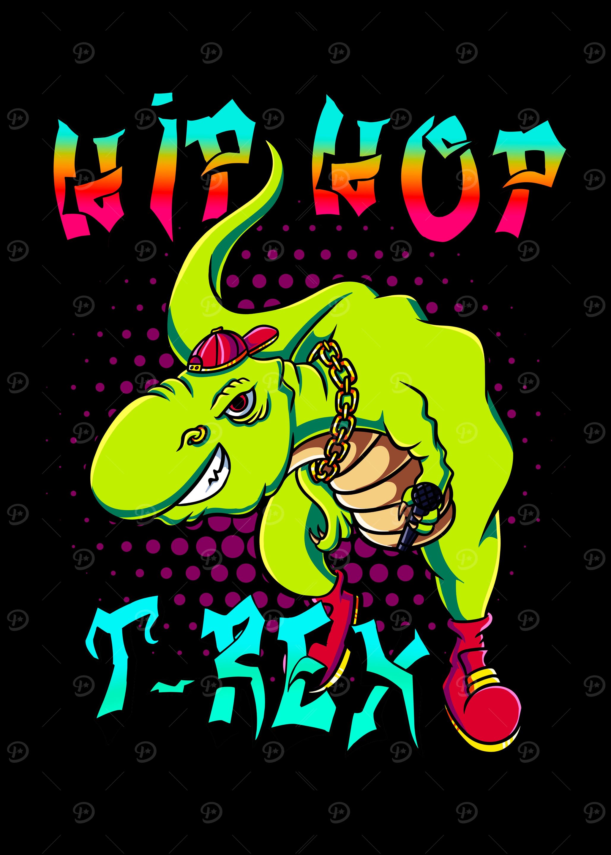 Cool HipHop TRex Rap MC