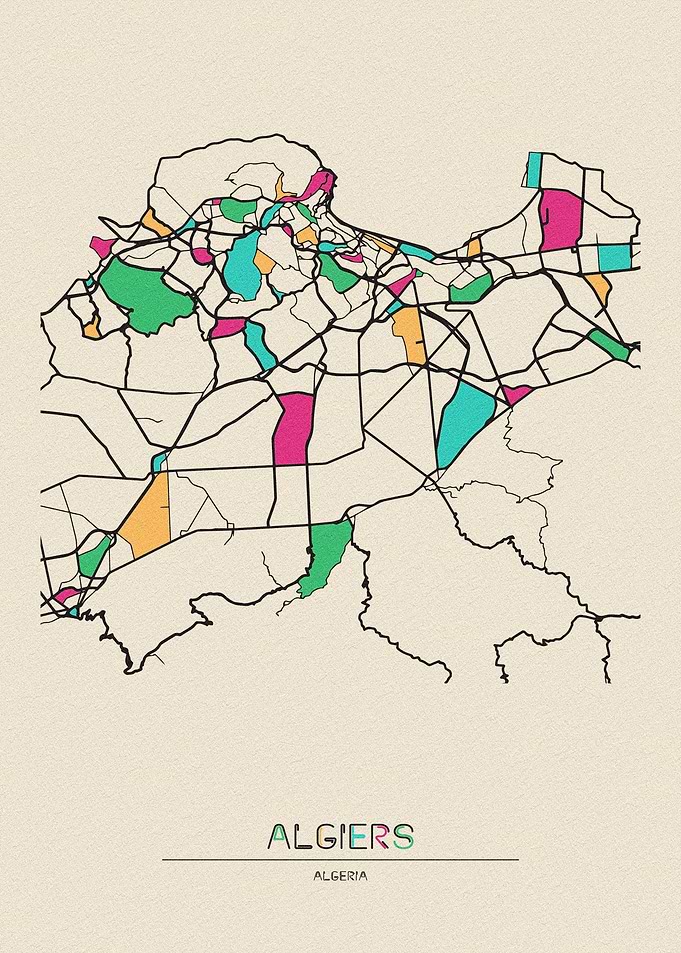 Algiers Map