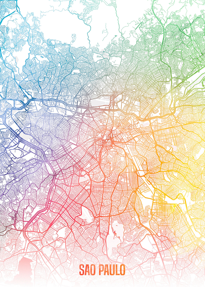 Sao Paulo map