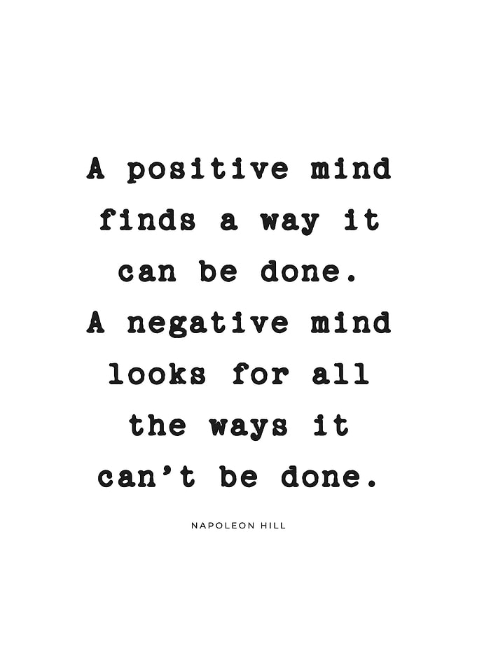 Positive Mind Quote