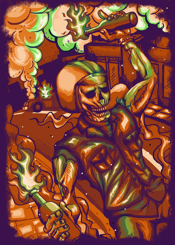 skeleton fire game
