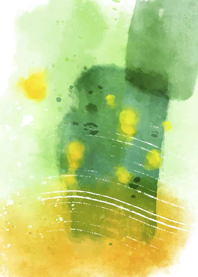 Green Modern Art