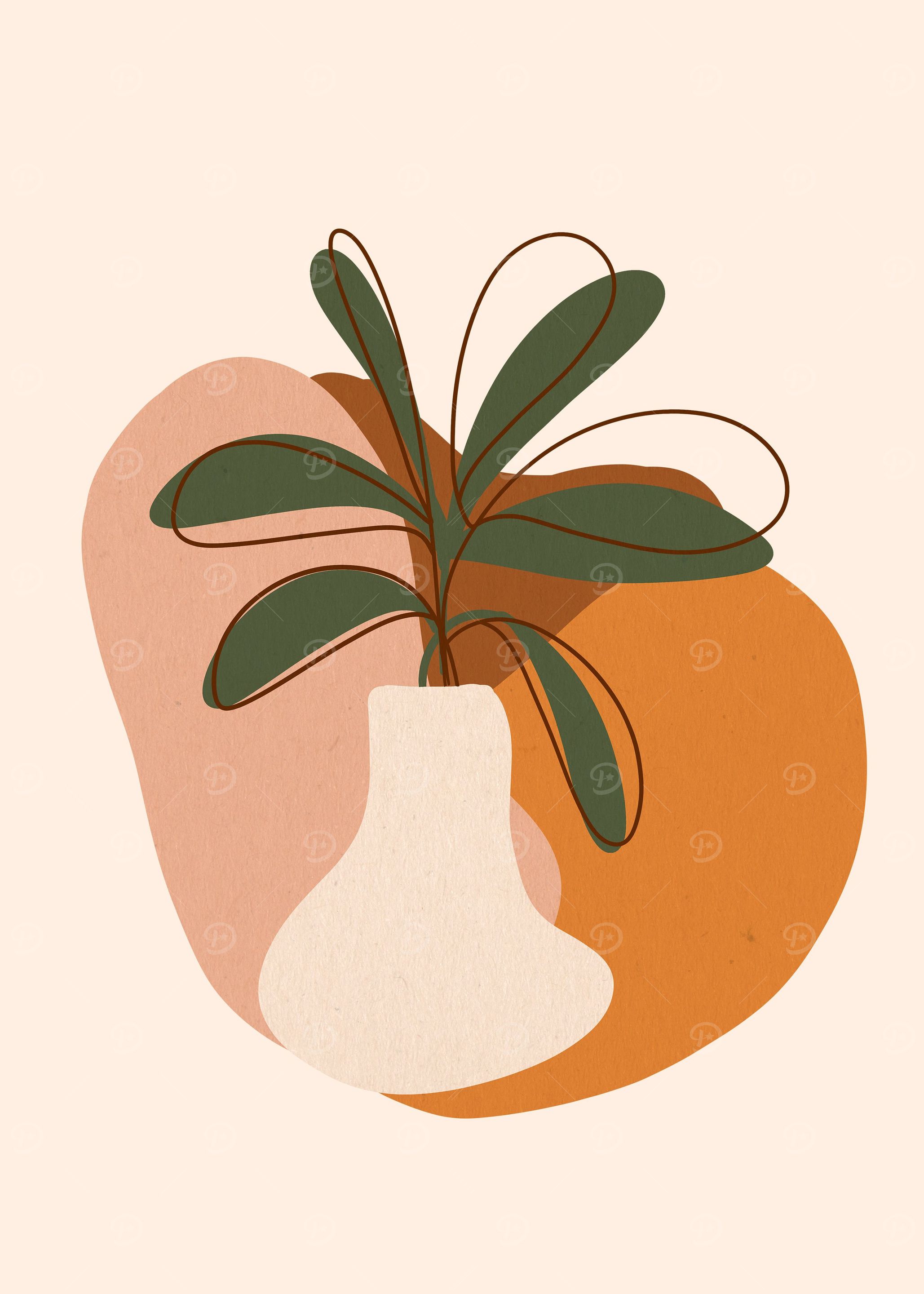 Mid century modern vases 5
