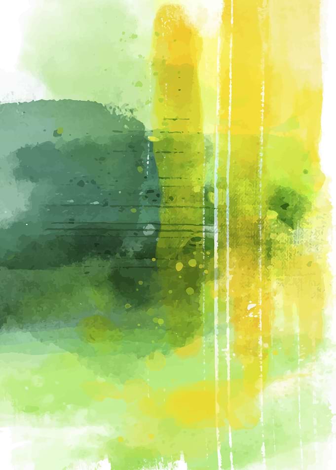 Green Modern Art