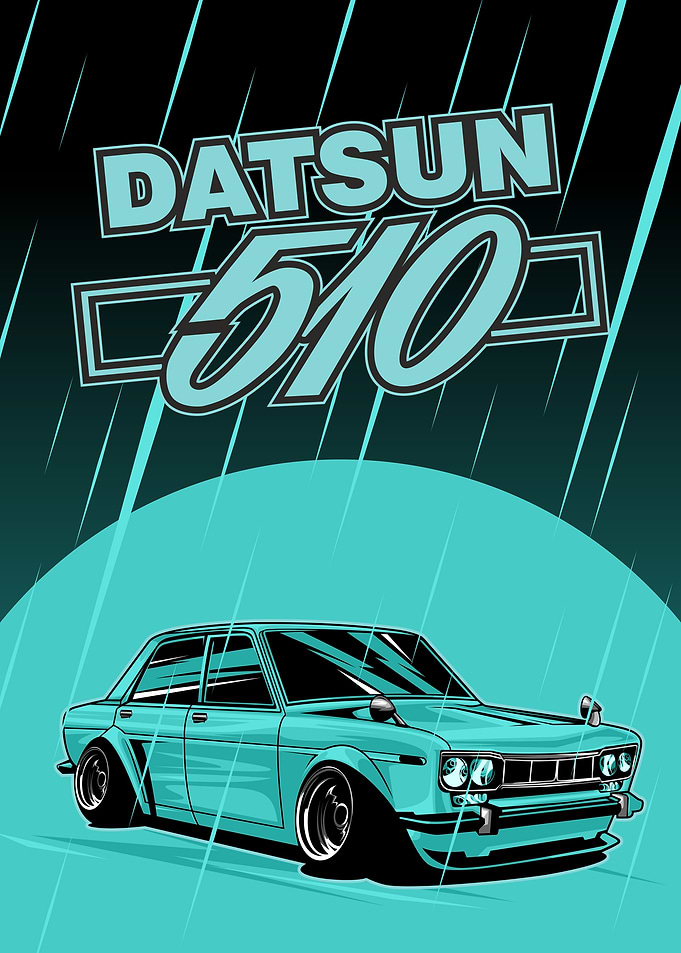 datsun vintage car