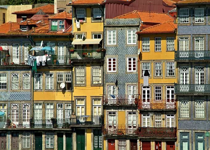 Colored facades