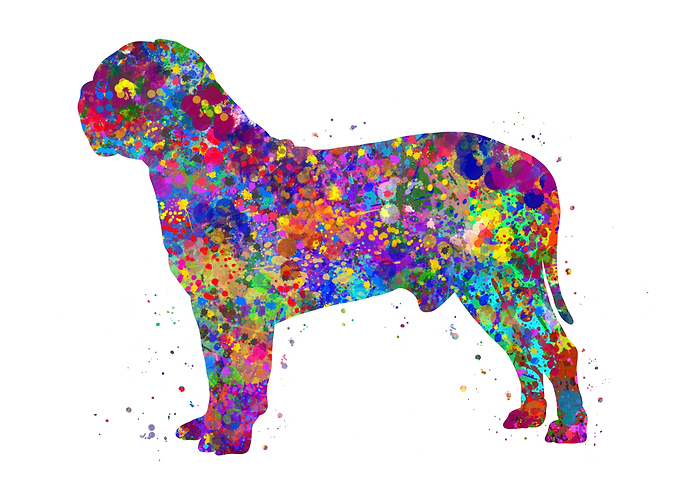 Dogue de bordeaux dog