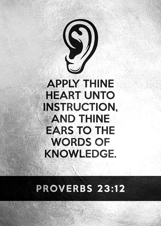 Proverbs 23 12