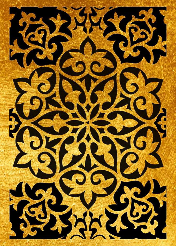 Golden mandala