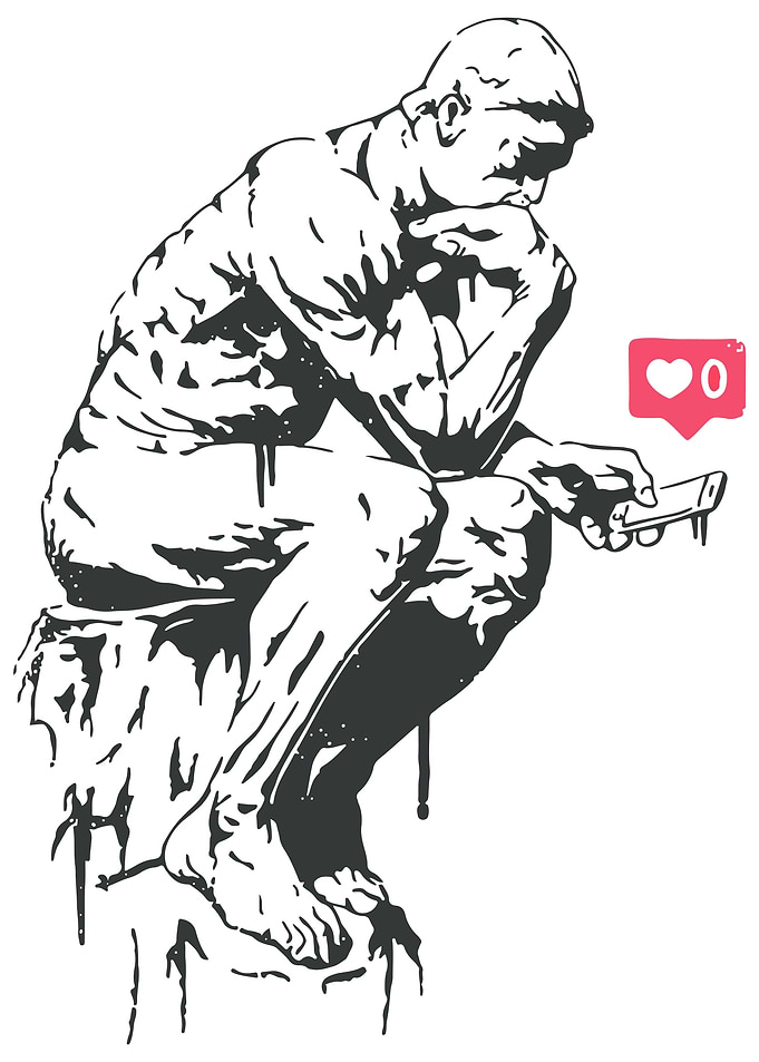 Banksy Modern Thinker