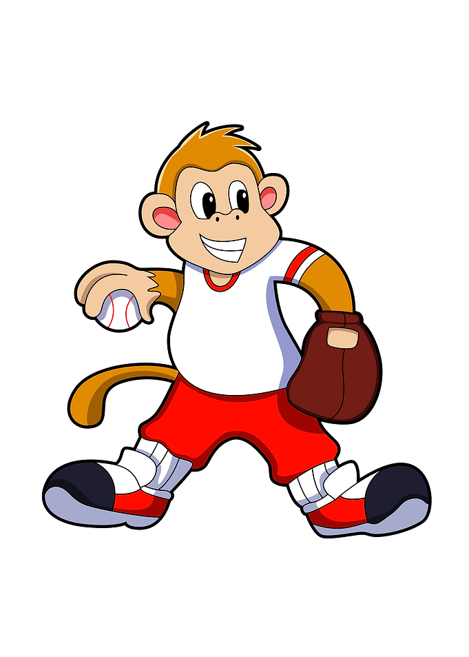 Monkey Baseball Sports