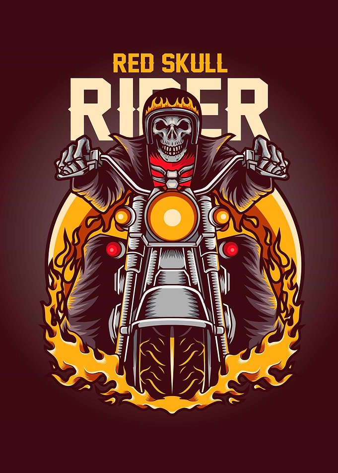 Red Skull Rider